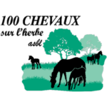 logo 100 chevaux sur l'herbe asbl